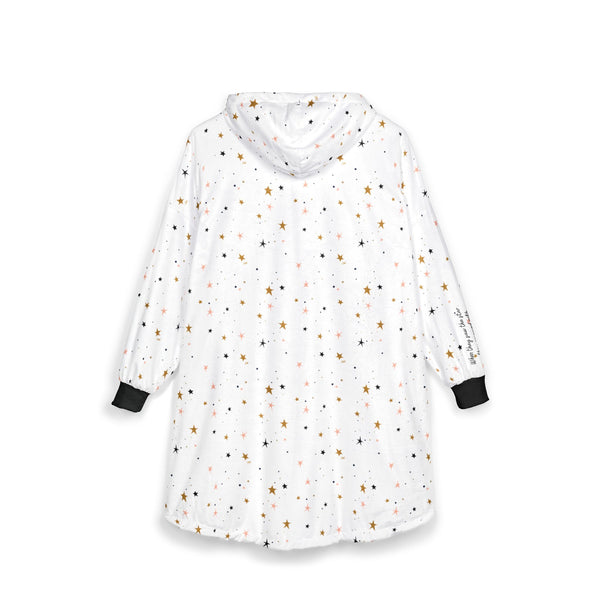 Blanket Hooded, Stars Matthew 2:10 Wearable Throw for Comfort and Warmth