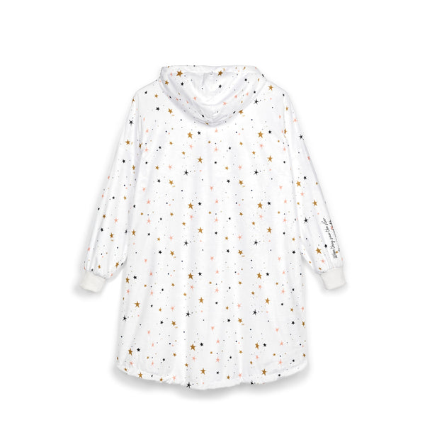 Blanket Hooded, Stars Matthew 2:10 Wearable Throw for Comfort and Warmth