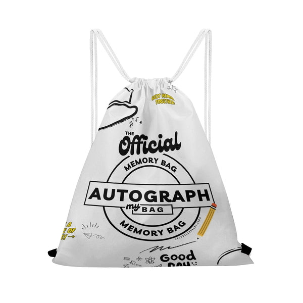 Autograph Bag the Official Memory Bag Drawstring Bag