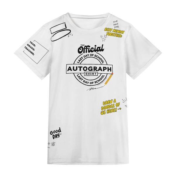 Autograph T-Shirt by LuluBeeandKewi.com Official Autograph T-Shirt Tee