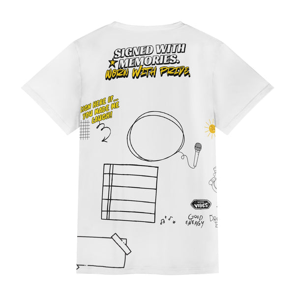 Autograph T-Shirt by LuluBeeandKewi.com Official Autograph T-Shirt Tee