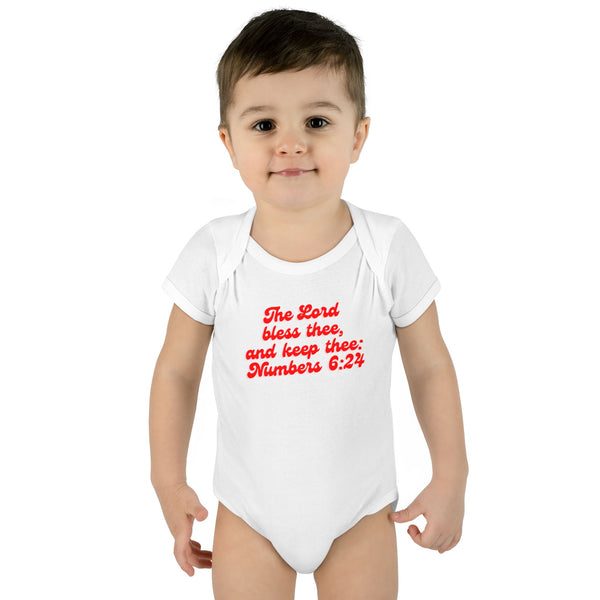 Baby Onesies, The Infant Baby Rib Bodysuit- Numbers 6:24