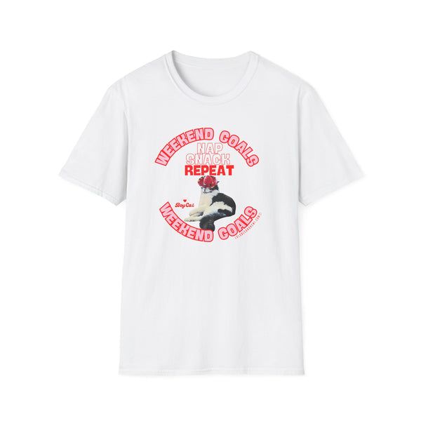 BoyCat Weekend Goals Tee – Nap, Snack, Snuggle, Repeat