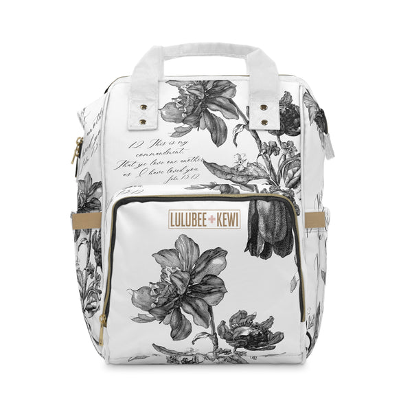 Diaper Backpack, John 15:12 Multifunctional Diaper Backpack