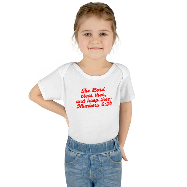Baby Onesies, The Infant Baby Rib Bodysuit- Numbers 6:24