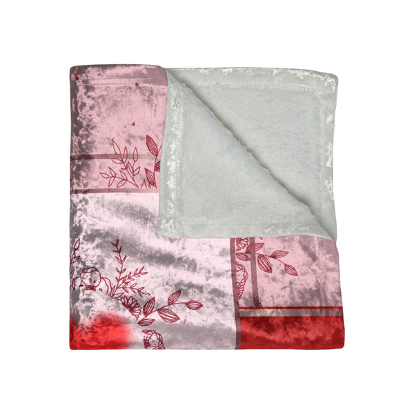 Crushed Velvet Blanket My Lil Sweethearts' Blanket Made with Love