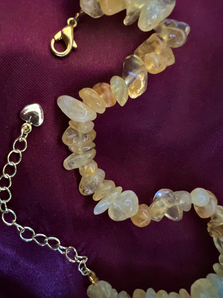 Jewlery, Citrine All Natural, Handmade, Natural Stone Bracelet Jewelry
