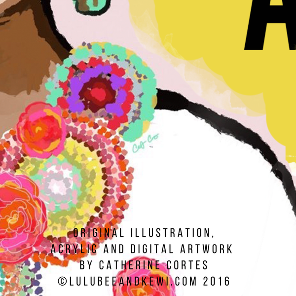 Frida: Another Reflection of God's Beauty in Woman By American Artist Catherine Cortes (2016)