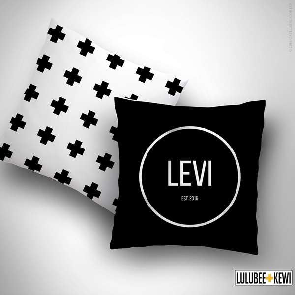Custom Baby Name Pillow - LuluBee+Kewi