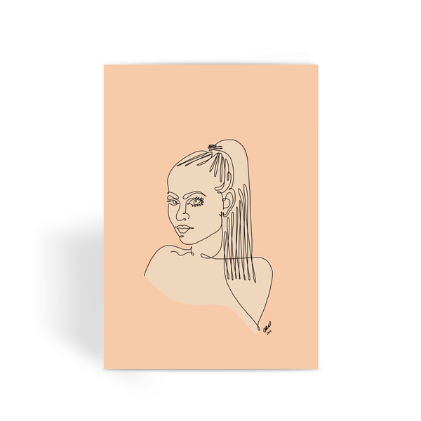 Kewi, My Muse by Catherine Cortes Greeting Card - LuluBee+Kewi