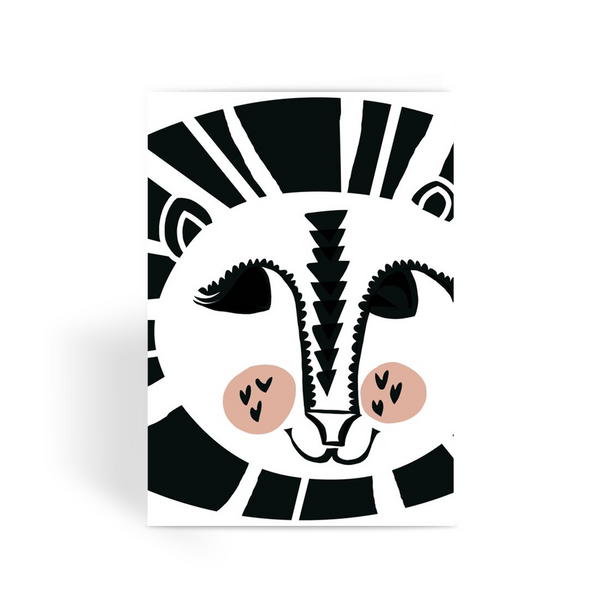 Lion Around by LuluBee and Kewi, Greeting Card - LuluBee+Kewi