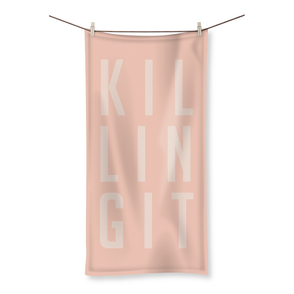 Killing It by LuluBee + Kewi Blush Beach Towel Collection - LuluBee+Kewi