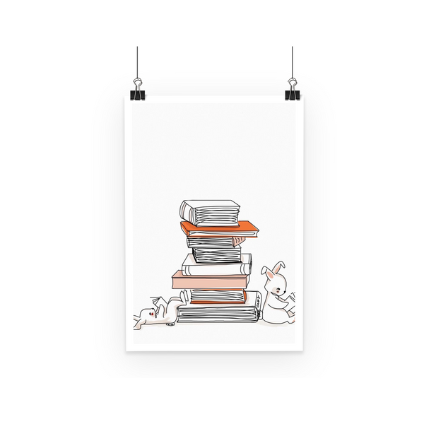 Bunny Tales by Catherine Cortes Poster - LuluBee+Kewi