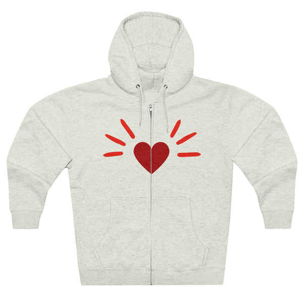 BoyCat Gear The Original Heart Nose Hoodie Unisex Zip Hoodie