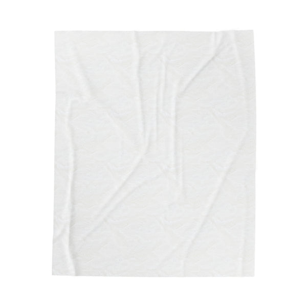 Squiggly Lines Velveteen Plush Blanket