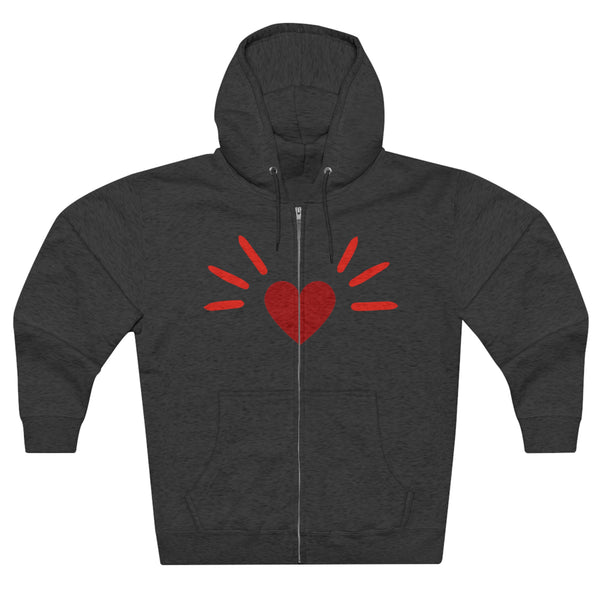 BoyCat Gear The Original Heart Nose Hoodie Unisex Zip Hoodie