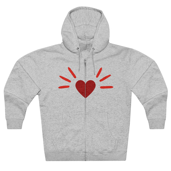 BoyCat Gear The Original Heart Nose Hoodie Unisex Zip Hoodie