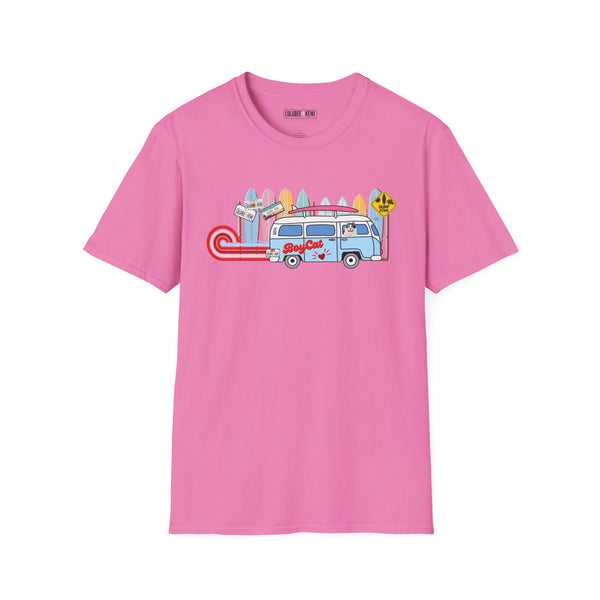 BoyCat Tee, Surfin BoyCat, Unisex Softstyle T-Shirt