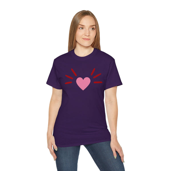 BoyCat Collection- The Original Heart Nose BoyCat Tee, Pink Heart Unisex Ultra Cotton Tee