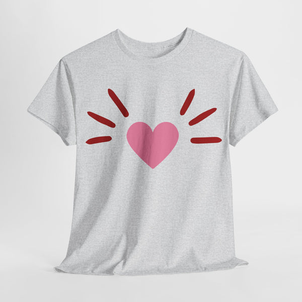 The BoyCat Heart Nose Tee Unisex Heavy Cotton Tee