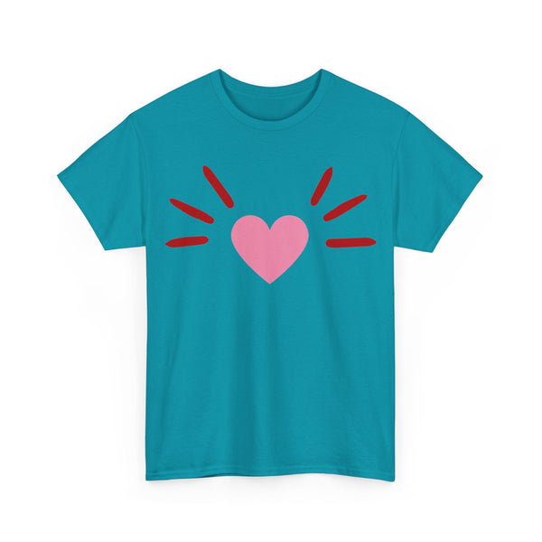 The BoyCat Heart Nose Tee Unisex Heavy Cotton Tee