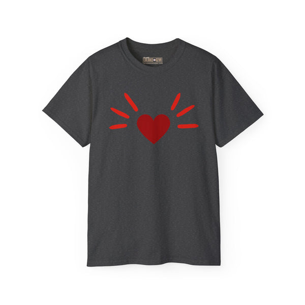 BoyCat Collection- The Original Heart Nose BoyCat Tee, Maroon Unisex Ultra Cotton Tee