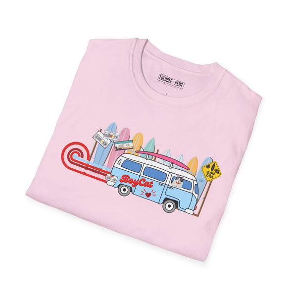 BoyCat Tee, Surfin BoyCat, Unisex Softstyle T-Shirt