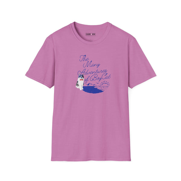 BoyCat Tee, The Many Adventures of BoyCat, Unisex Softstyle T-Shirt