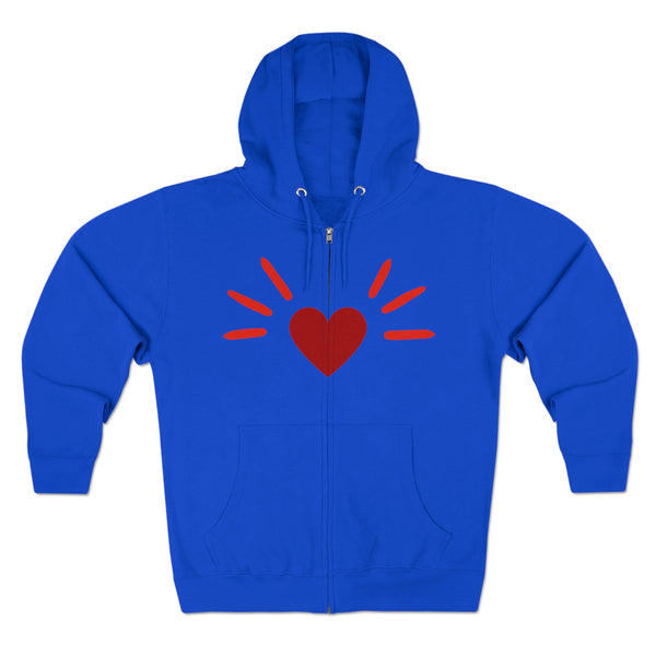 BoyCat Gear The Original Heart Nose Hoodie Unisex Zip Hoodie