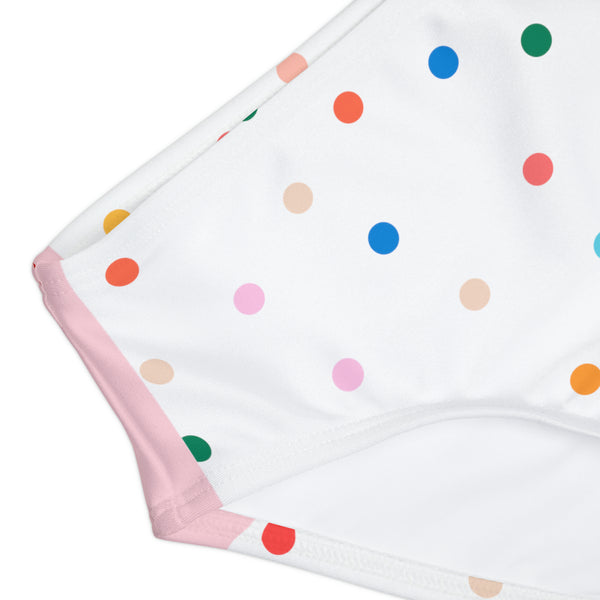 Polka Dot Party Girls Two Piece Swimsuit (AOP)
