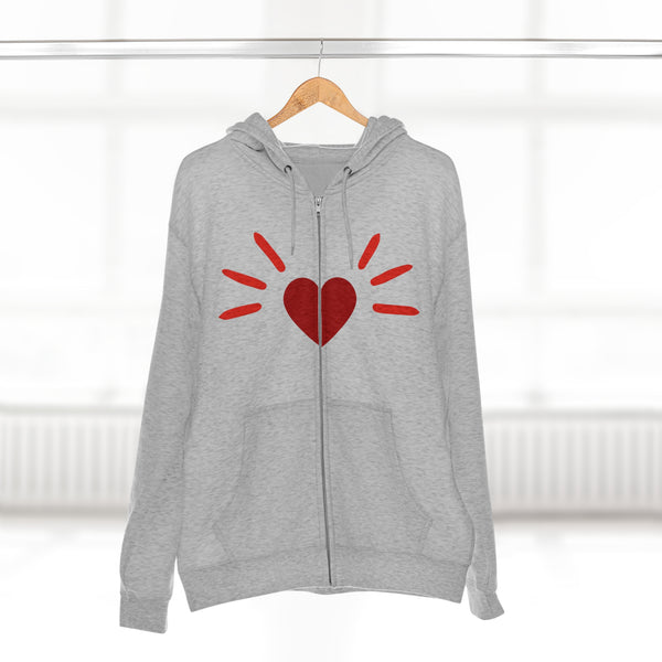 BoyCat Gear The Original Heart Nose Hoodie Unisex Zip Hoodie