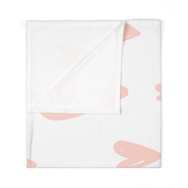 Lots of Hearts Baby Swaddle Blanket
