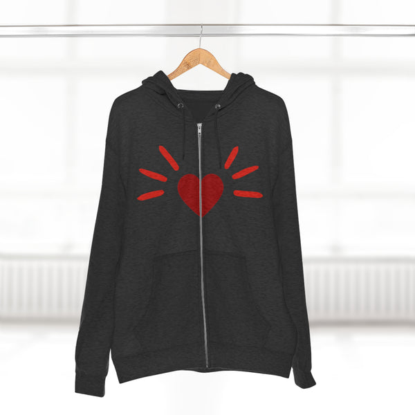 BoyCat Gear The Original Heart Nose Hoodie Unisex Zip Hoodie