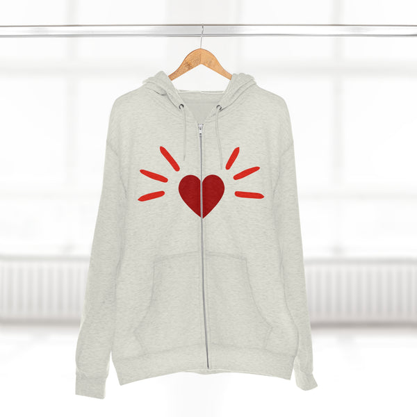 BoyCat Gear The Original Heart Nose Hoodie Unisex Zip Hoodie