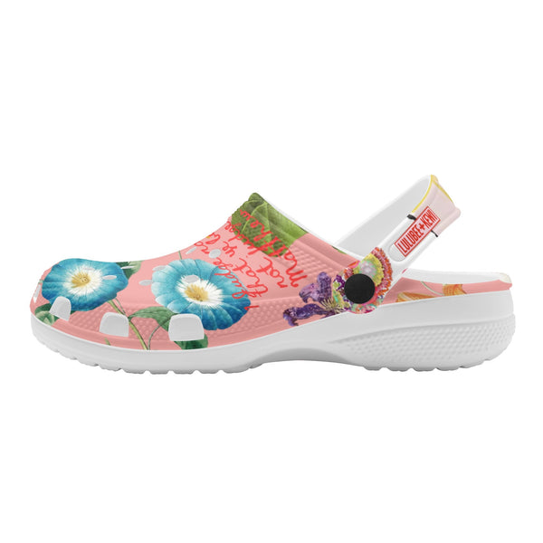 Cloud Kicks Clogs, Vida Amore— Long Live Love Clogs for Women 5-12