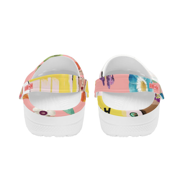 Cloud Kicks Clogs, Viva Amore — Long Live Love Clogs for Women 5-9