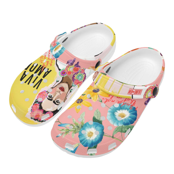 Cloud Kicks Clogs, Viva Amore — Long Live Love Clogs for Women 5-9