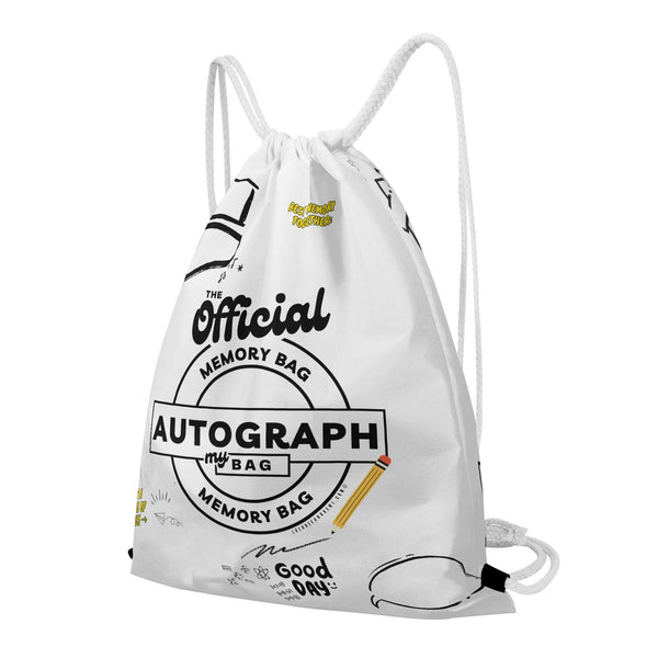 Autograph Bag the Official Memory Bag Drawstring Bag