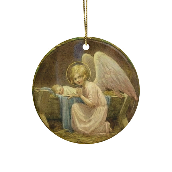 Ceramic Ornaments Angels and Jesus  (1pcs, 5pcs, 10pcs, 20pcs)