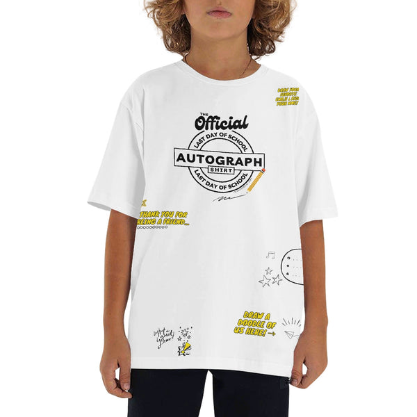 Autograph T-Shirt And BAG! Childrens Official Last Day of School Autograph T-Shirt And BAG!