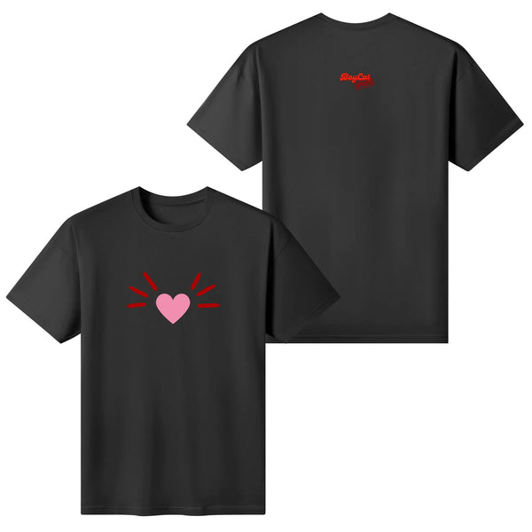 BoyCat Heart Nose Tee – Big Heart, Bigger Personality