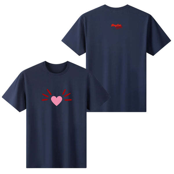 BoyCat Heart Nose Tee – Big Heart, Bigger Personality