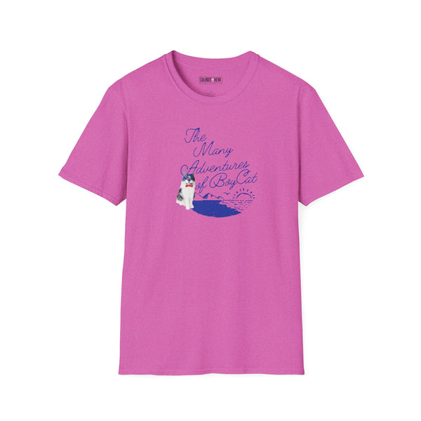 BoyCat Tee, The Many Adventures of BoyCat, Unisex Softstyle T-Shirt