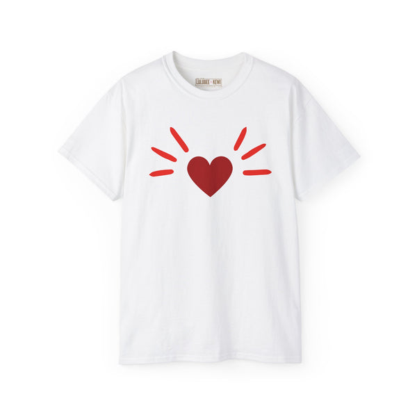 BoyCat Collection- The Original Heart Nose BoyCat Tee, Maroon Unisex Ultra Cotton Tee