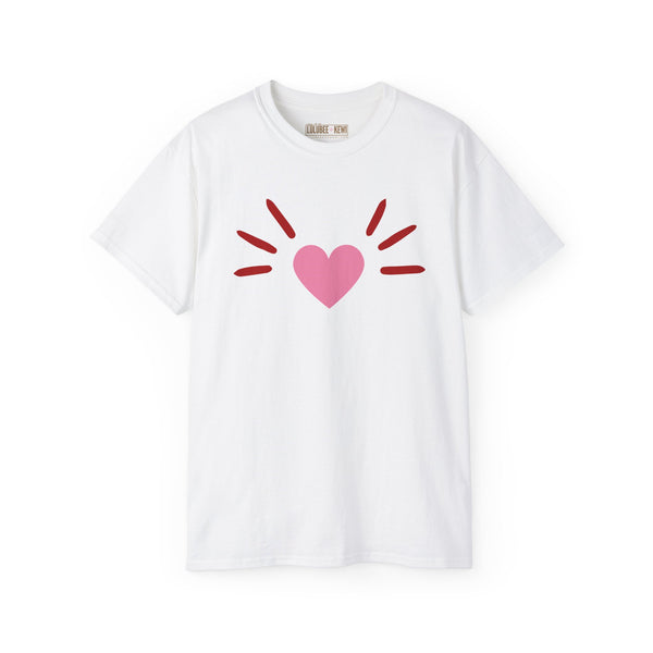 BoyCat Collection- The Original Heart Nose BoyCat Tee, Pink Heart Unisex Ultra Cotton Tee