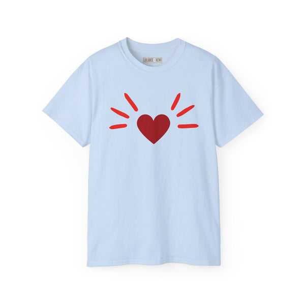 BoyCat Collection- The Original Heart Nose BoyCat Tee, Maroon Unisex Ultra Cotton Tee