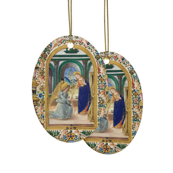 Ceramic Ornaments  Annunciation Nativity  (1pcs, 5pcs, 10pcs, 20pcs)
