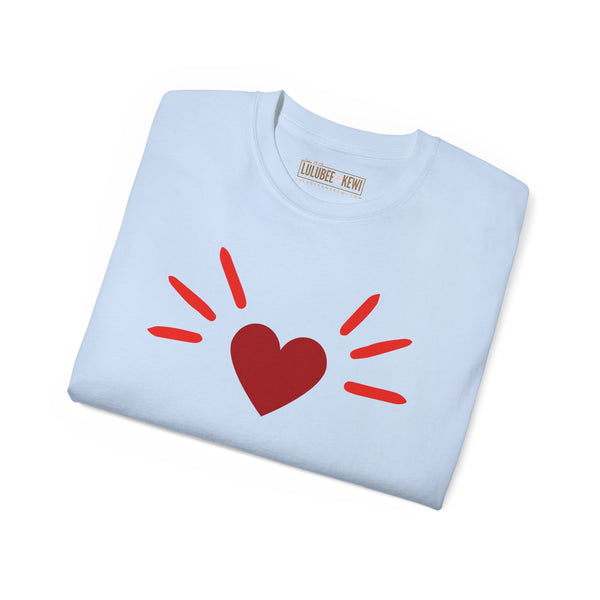 BoyCat Collection- The Original Heart Nose BoyCat Tee, Maroon Unisex Ultra Cotton Tee