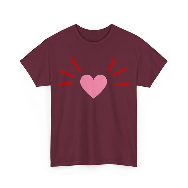 The BoyCat Heart Nose Tee Unisex Heavy Cotton Tee