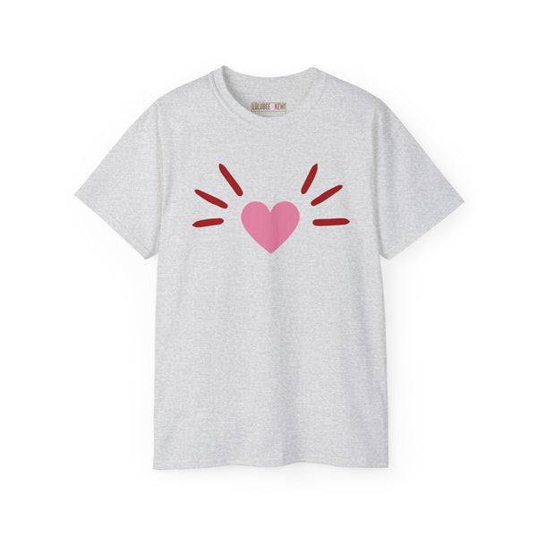 BoyCat Collection- The Original Heart Nose BoyCat Tee, Pink Heart Unisex Ultra Cotton Tee